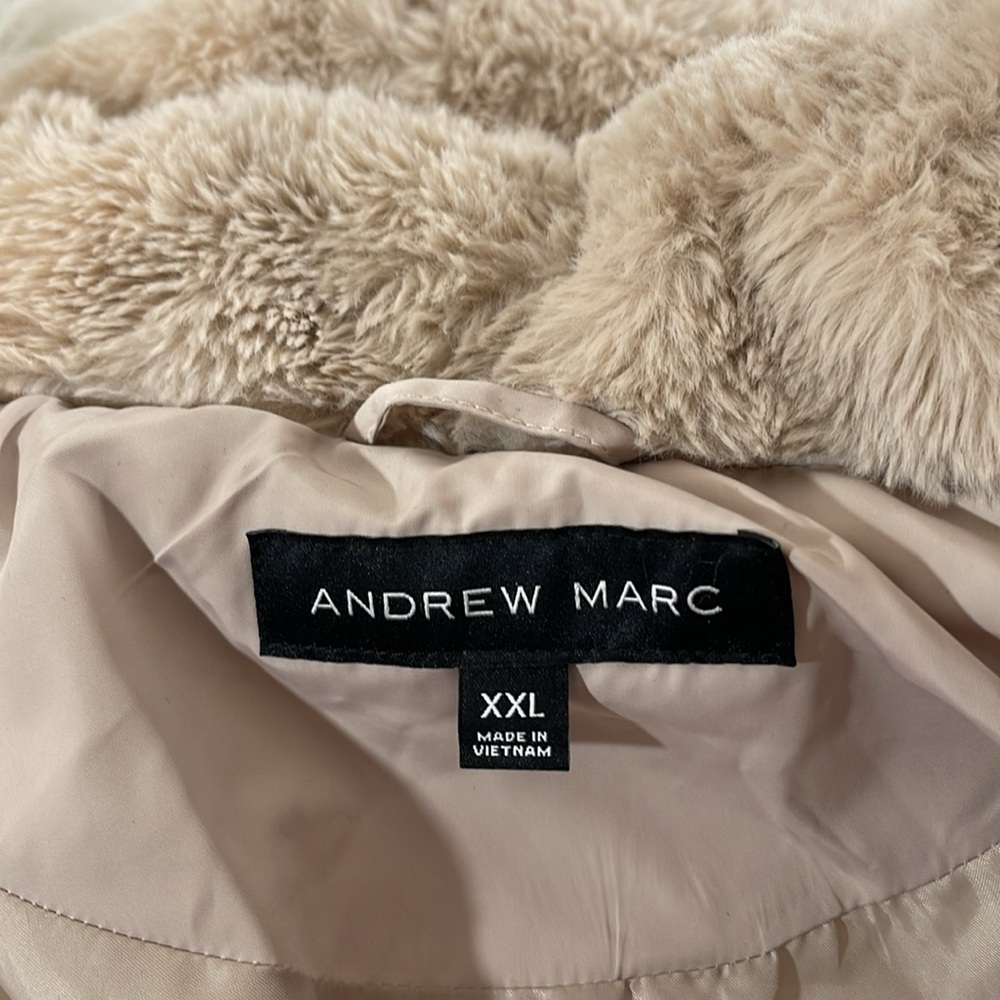 ANDREW MARC Women's Faux Fur Hooded Walker Jacket Size XXL - Picture 12 of 16